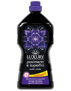 luxury detergente liquido per pavimenti - 1250ml - viola: tuttocasashop.it: pulizia e cura della casa
