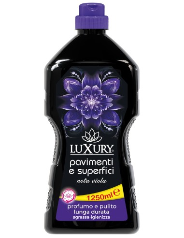 luxury detergente liquido per pavimenti - 1250ml - viola: tuttocasashop.it: pulizia e cura della casa