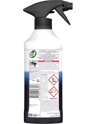 cif ultra muffa - antimuffa spray - 500ml - per muri e fughe: tuttocasashop.it: pulizia e cura della casa