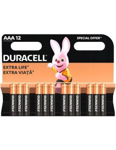 duracell plus pile formato aaa ministilo 1.5v - 12 pezzi - alkaline: tuttocasashop.it: altro - bazar
