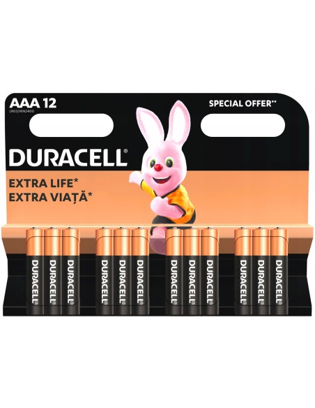 duracell plus pile formato aaa ministilo 1.5v - 12 pezzi - alkaline: tuttocasashop.it: altro - bazar