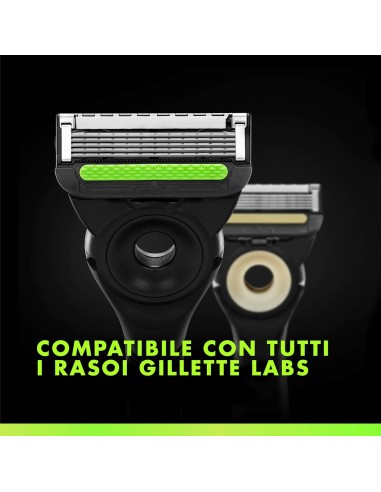 gillette labs 8 testine ricambio per rasoio gillette labs: tuttocasashop.it: igiene e cura della persona