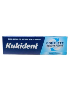 kukident plus crema adesiva - 35g - complete tenuta forte - sapore fresco: tuttocasashop.it: igiene e cura della persona