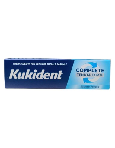 kukident plus crema adesiva - 35g - complete tenuta forte - sapore fresco: tuttocasashop.it: igiene e cura della persona