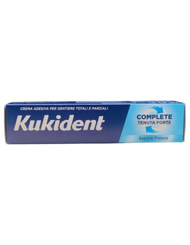 kukident plus crema adesiva - 35g - complete tenuta forte - sapore fresco: tuttocasashop.it: igiene e cura della persona