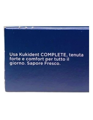 kukident plus crema adesiva - 35g - complete tenuta forte - sapore fresco: tuttocasashop.it: igiene e cura della persona
