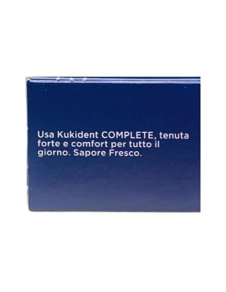 kukident plus crema adesiva - 35g - complete tenuta forte - sapore fresco: tuttocasashop.it: igiene e cura della persona
