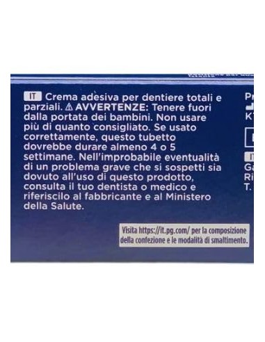 kukident plus crema adesiva - 35g - complete tenuta forte - sapore fresco: tuttocasashop.it: igiene e cura della persona