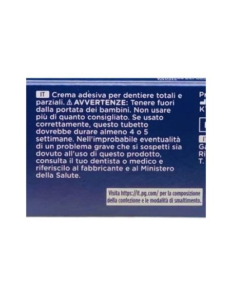 kukident plus crema adesiva - 35g - complete tenuta forte - sapore fresco: tuttocasashop.it: igiene e cura della persona