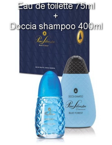 pino silvestre confezione: profumo 75ml + docciashampoo 400ml - blue forest: tuttocasashop.it: igiene e cura della persona