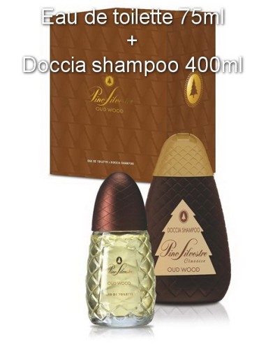 pino silvestre confezione: profumo 75ml + docciashampoo 400ml - oud wood: tuttocasashop.it: igiene e cura della persona