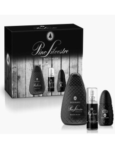 pino silvestre confezione: profumo 75ml + deo 100ml + doccia - black musk: tuttocasashop.it: igiene e cura della persona