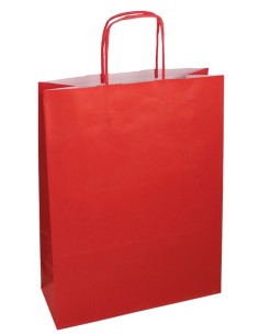 busta da regalo in carta - 44x15x35cm - rossa: tuttocasashop.it: altro - bazar
