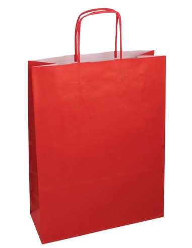 busta da regalo in carta - 44x15x35cm - rossa: tuttocasashop.it: altro - bazar