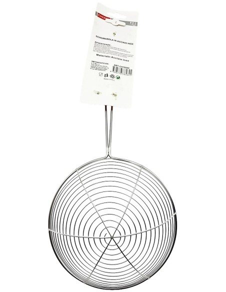 schiumarola colino in filo inox - ideale per fruttire - diametro 14cm: tuttocasashop.it: altro - bazar
