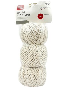 spago per alimenti e multiuso - 3 pezzi - colore naturale: tuttocasashop.it: carta & monouso