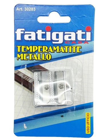 temperamatite in metallo - 2 fori: tuttocasashop.it: altro - bazar