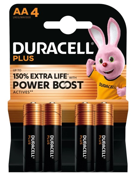 duracell plus pile formato aa stilo 1.5v - 4 pezzi - alkaline: tuttocasashop.it: altro - bazar
