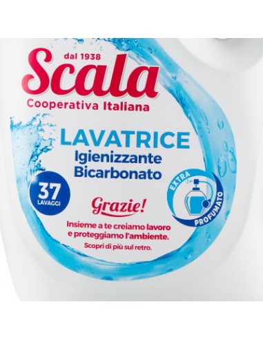 scala detersivo lavatrice liquido 1500ml - 37 lavaggi - bicarbonato: tuttocasashop.it: prodotti per bucato e tessuti