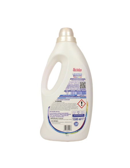 scala detersivo lavatrice liquido 1500ml - 37 lavaggi - colore: tuttocasashop.it: prodotti per bucato e tessuti