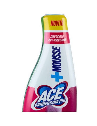 ace +mousse candeggina piu' sgrassatore casa e bucato 690ml - con erogatore: tuttocasashop.it: pulizia e cura della casa