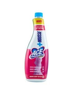 ace +mousse candeggina piu' sgrassatore casa e bucato 690ml - ricarica: tuttocasashop.it: pulizia e cura della casa