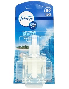 ambipur deodorante ambienti elettrico - 20ml 80 giorni ricarica - bermuda v.: tuttocasashop.it: pulizia e cura della casa