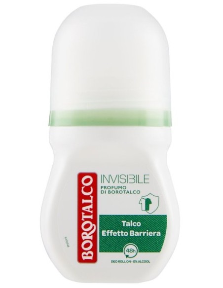 borotalco roberts deodorante roll-on 50ml invisibile talco effetto barriera: tuttocasashop.it: igiene e cura della persona