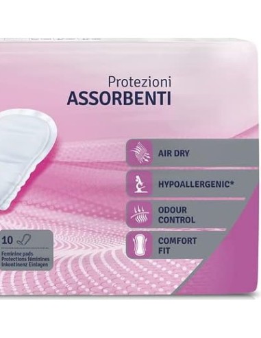 soffisof lady assorbenti lieve o leggera incontinenza - 10 pezzi - extra: tuttocasashop.it: igiene e cura della persona