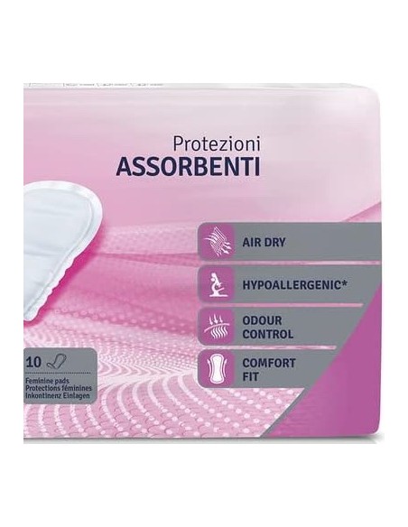 soffisof lady assorbenti lieve o leggera incontinenza - 10 pezzi - extra: tuttocasashop.it: igiene e cura della persona