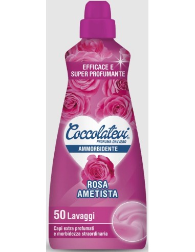 coccolatevi ammorbidente concentrato 50 lavaggi - 1250ml - rosa ametista: tuttocasashop.it: prodotti per bucato e tessuti
