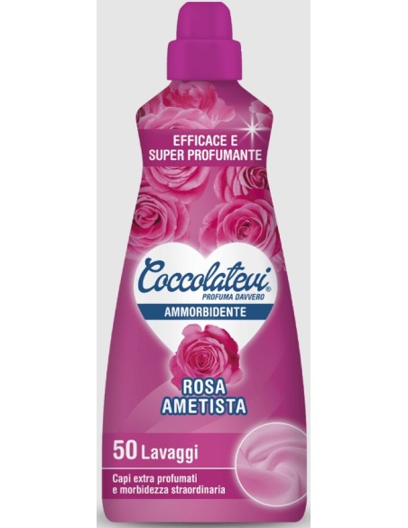 coccolatevi ammorbidente concentrato 50 lavaggi - 1250ml - rosa ametista: tuttocasashop.it: prodotti per bucato e tessuti