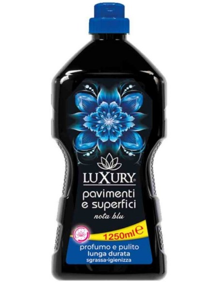 luxury detergente liquido per pavimenti - 1250ml - nota blu: tuttocasashop.it: pulizia e cura della casa