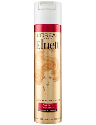 l'oreal elnett lacca per capelli spray - 250ml - fissaggio forte: tuttocasashop.it: igiene e cura della persona