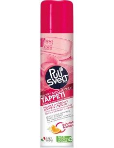 pulisvelt smacchiatore spray schiuma per tappeti e moquet 300ml: tuttocasashop.it: prodotti per bucato e tessuti
