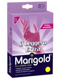 marigold il leggero extra - guanti 1 paio - taglia s 6.5 piccola: tuttocasashop.it: pulizia e cura della casa
