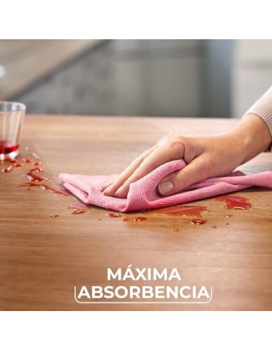 wileda actifibre soft - 2 panni multiuso - rosa e grigio: tuttocasashop.it: pulizia e cura della casa
