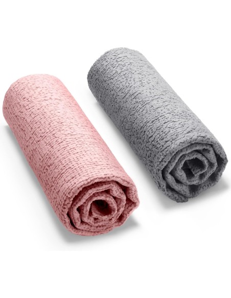 wileda actifibre soft - 2 panni multiuso - rosa e grigio: tuttocasashop.it: pulizia e cura della casa