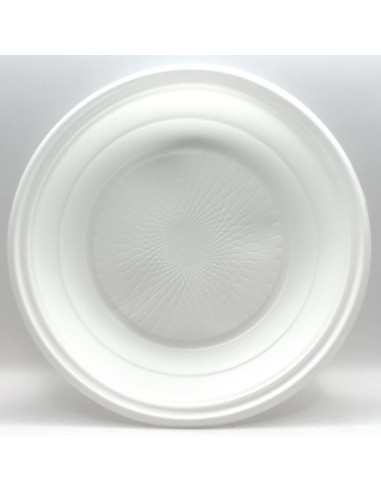 piatti monouso plastica extra rigidi diametro 22cm - 1kg - 44 pezzi - fondi: tuttocasashop.it: carta & monouso