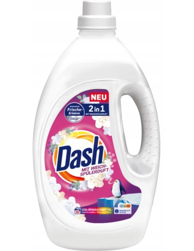 dash detersivo liquido lavatrice con ammorbidente 80 lavaggi 3600ml - color: tuttocasashop.it: prodotti per bucato e tessuti