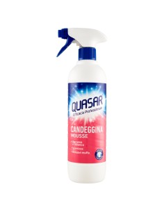 quasar detergente spray - 580ml - sgrassatore mousse con candeggina: tuttocasashop.it: pulizia e cura della casa
