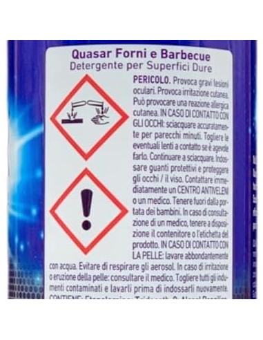 quasar detergente spray - 580ml - forni e barbecue: tuttocasashop.it: pulizia e cura della casa