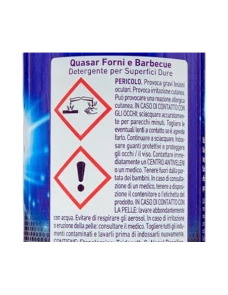 quasar detergente spray - 580ml - forni e barbecue: tuttocasashop.it: pulizia e cura della casa