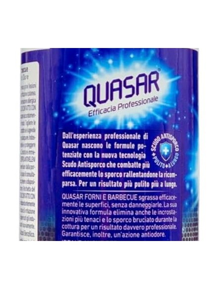 quasar detergente spray - 580ml - forni e barbecue: tuttocasashop.it: pulizia e cura della casa