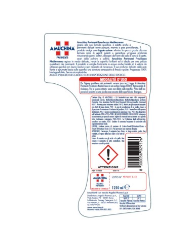 amuchina liquido pavimenti - 1500ml - superfici delicate - igienizzante: tuttocasashop.it: pulizia e cura della casa