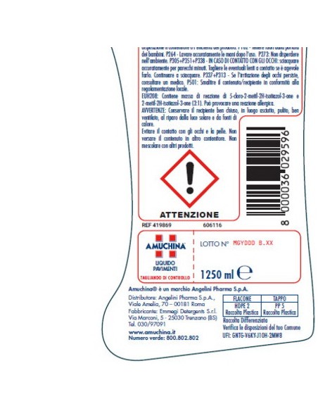 amuchina liquido pavimenti - 1500ml - superfici delicate - igienizzante: tuttocasashop.it: pulizia e cura della casa