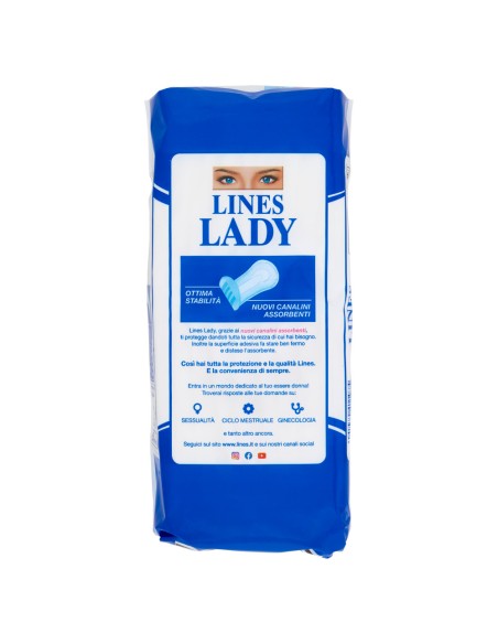 lines lady assorbenti ingienici anatomici - 9 pezzi: tuttocasashop.it: igiene e cura della persona