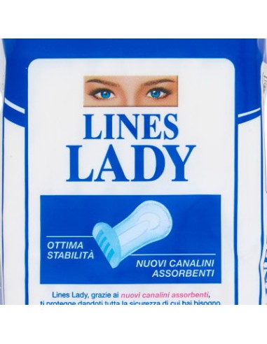 lines lady assorbenti ingienici anatomici - 9 pezzi: tuttocasashop.it: igiene e cura della persona