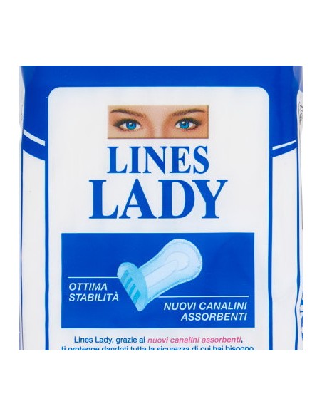 lines lady assorbenti ingienici anatomici - 9 pezzi: tuttocasashop.it: igiene e cura della persona
