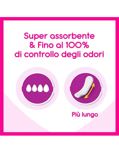 carefree plus long assorbenti proteggi slip - 24 pezzi - odour control: tuttocasashop.it: igiene e cura della persona